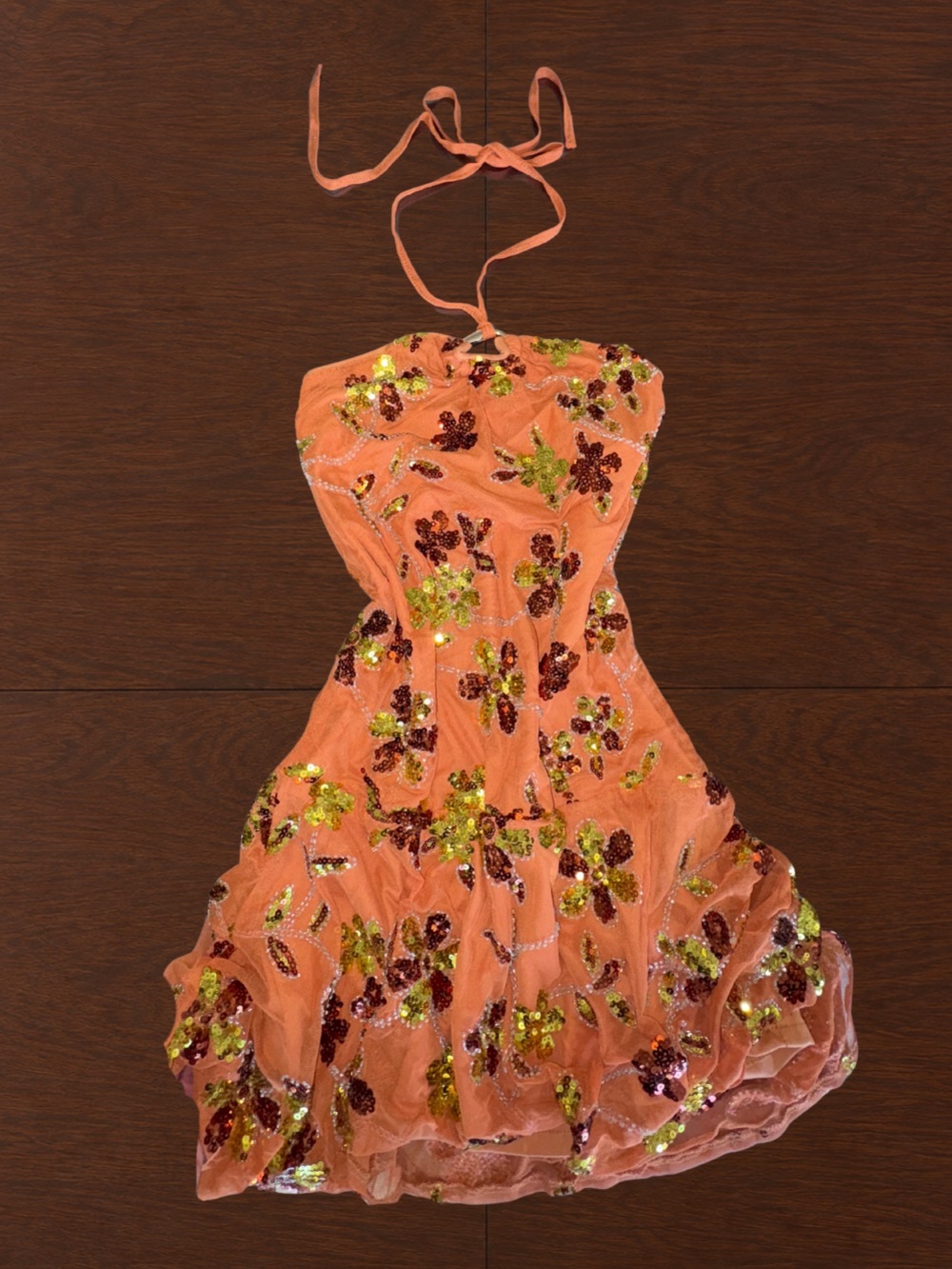 Amber Goddess Mini Dress